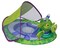 SwimWays 36&#x22; Inflatable Green and Violet Dragon Swimming Pool Baby Spring Float with Sun Canopy